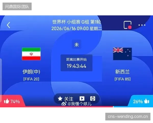 世界杯首战迎来遭遇战，新西兰高位逼抢战术将直面伊朗队的传控体系。